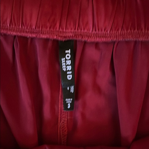 Torrid Red Satin PJ Shorts - Picture 2 of 4